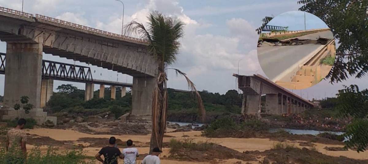 Concejal graba caída de puente en Brasil donde hubo dos muertos