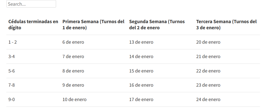 ANT reprograma turnos para licencias para el 6 de enero 2 ANT reprograma turnos para licencias para el 6 de enero