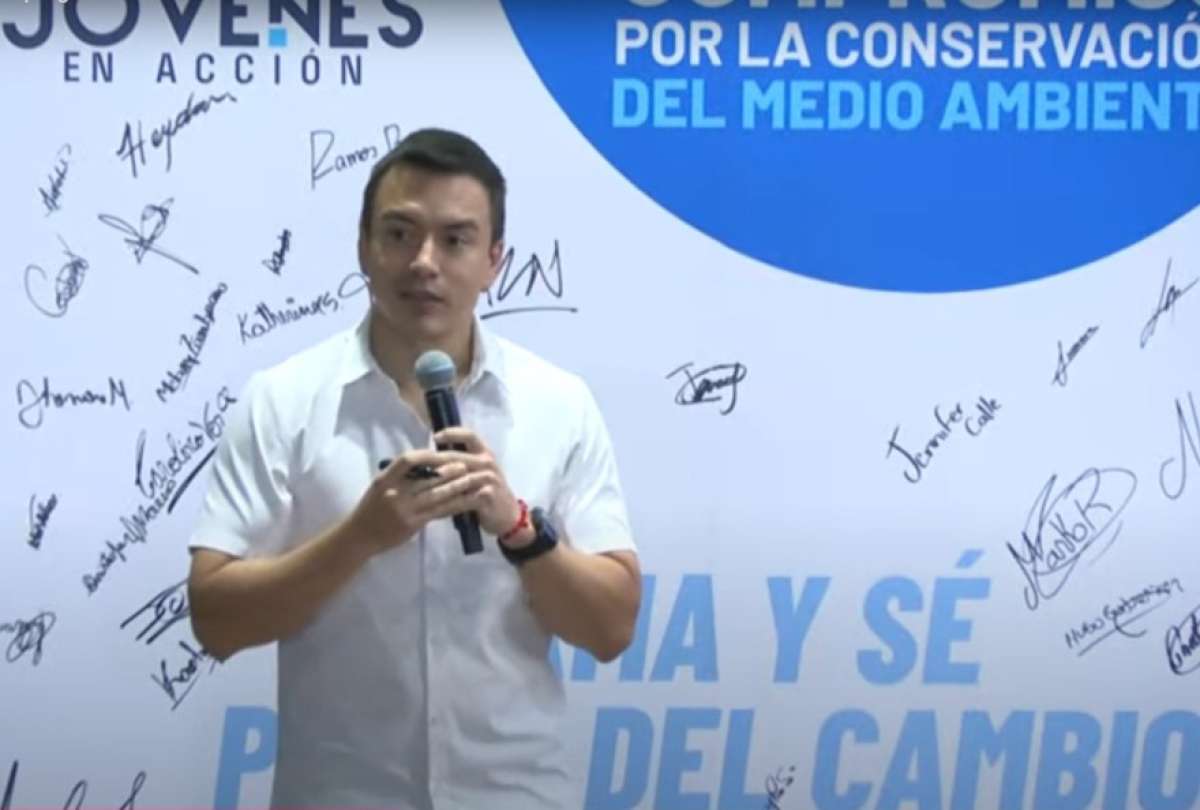 Daniel Noboa: “Mi compromiso es generar empleo por medio de la conservación y que ustedes tengan oportunidades”