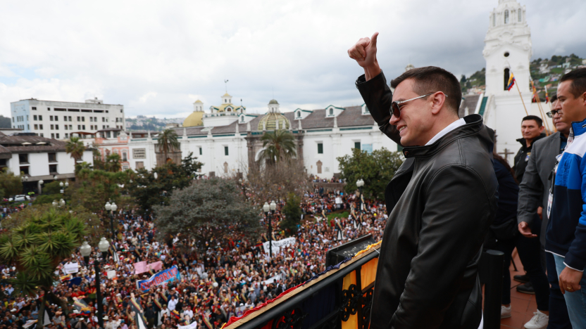 Presidente Daniel Noboa encargará sus funciones a Cynthia Gellibert