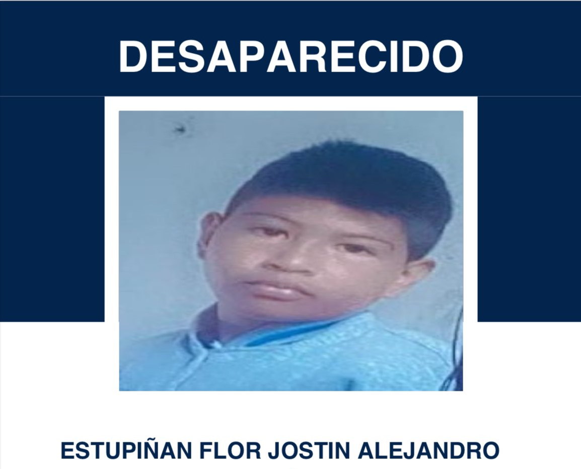 Buscan a menor desaparecido en la provincia de El Oro