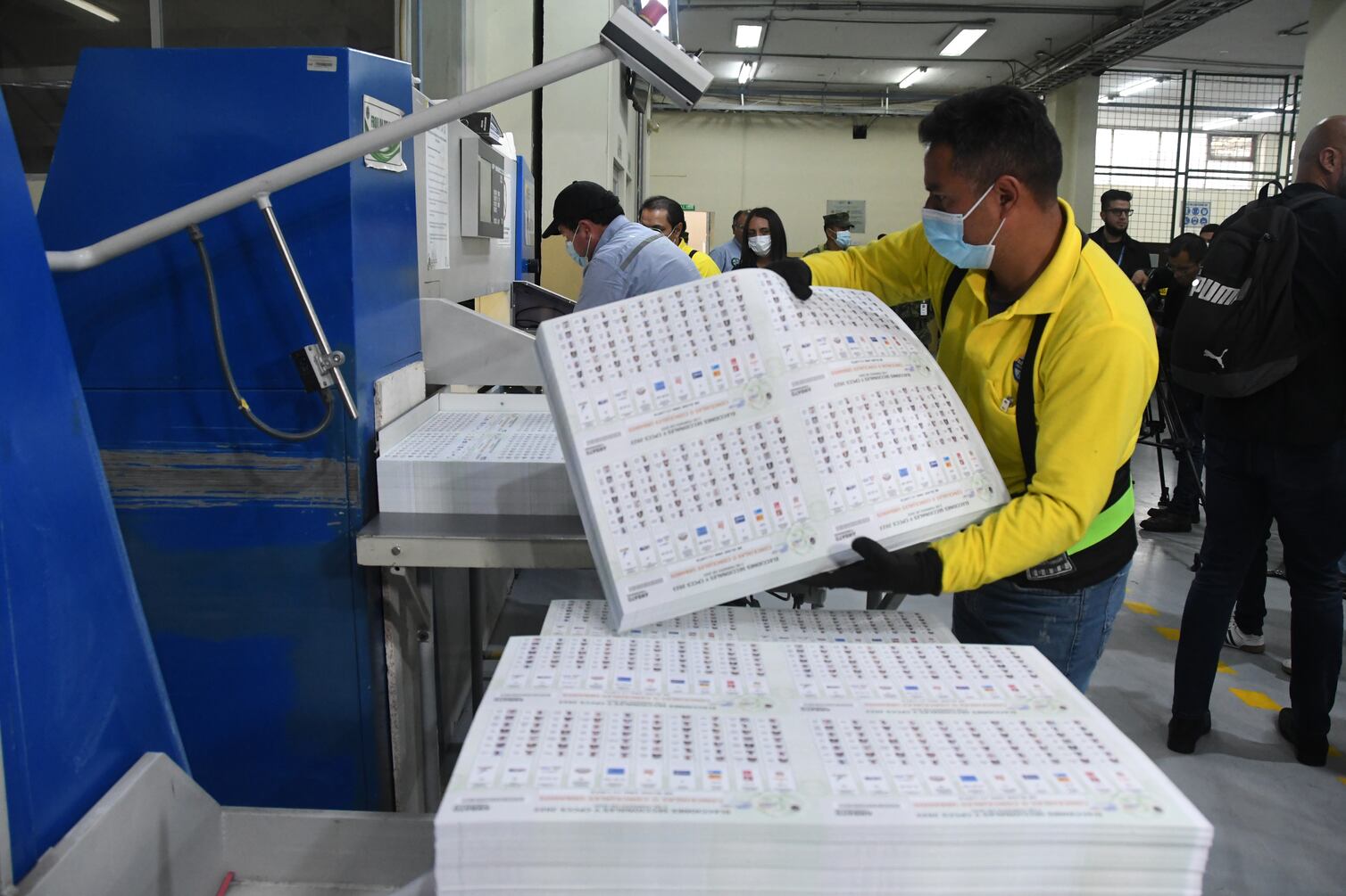 CNE concluye impresión de documentos y papeletas electorales para las Elecciones 2025