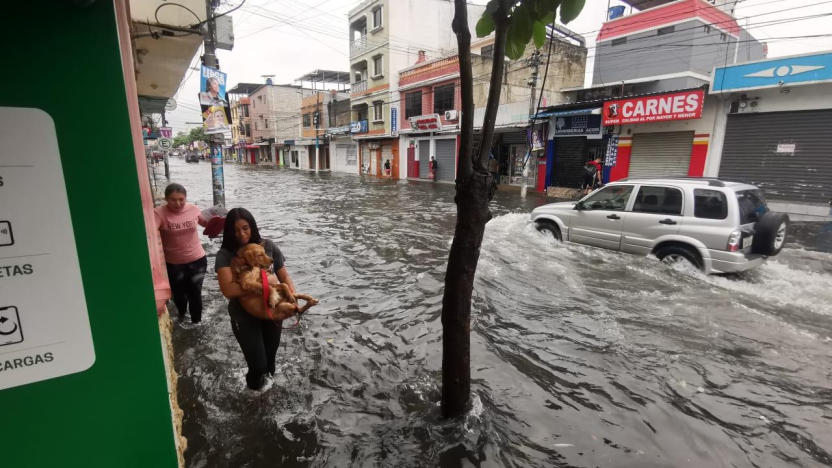 27 sectores de Guayaquil resultaron afectados por las lluvias