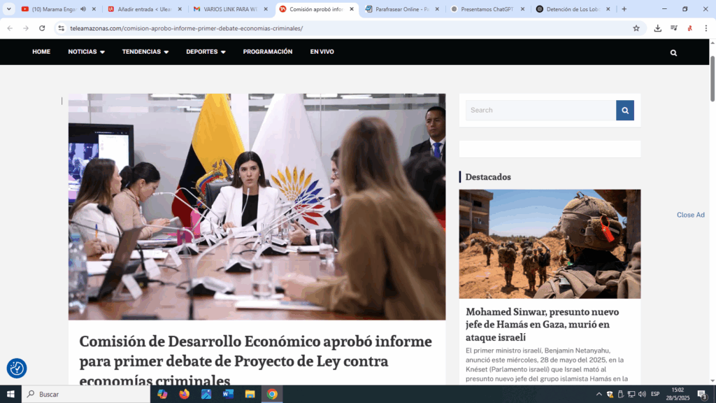 Comisión de Desarrollo Económico aprobó informe para primer debate de Proyecto de Ley contra economías criminales 4 Comisión de Desarrollo Económico aprobó informe para primer debate de Proyecto de Ley contra economías criminales