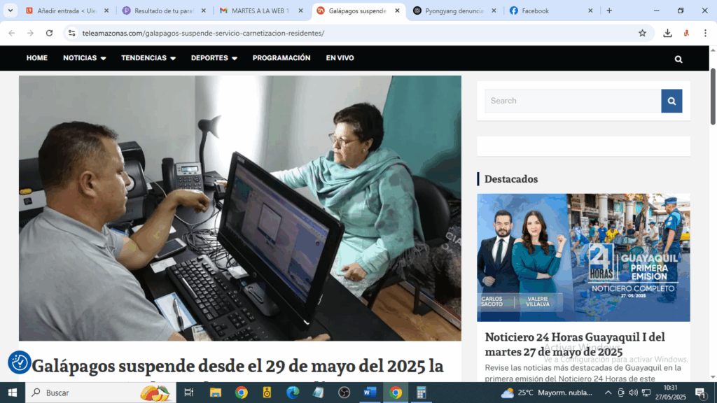 Galápagos suspende desde el 29 de mayo del 2025 la carnetización de residentes por 30 días 7 Galápagos suspende desde el 29 de mayo del 2025 la carnetización de residentes por 30 días