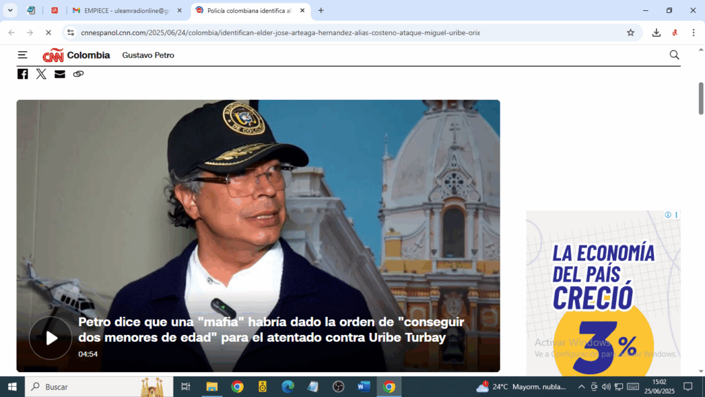 Policía colombiana identifica al presunto planificador del ataque contra Miguel Uribe Turbay y ofrece recompensa 9 Policía colombiana identifica al presunto planificador del ataque contra Miguel Uribe Turbay y ofrece recompensa