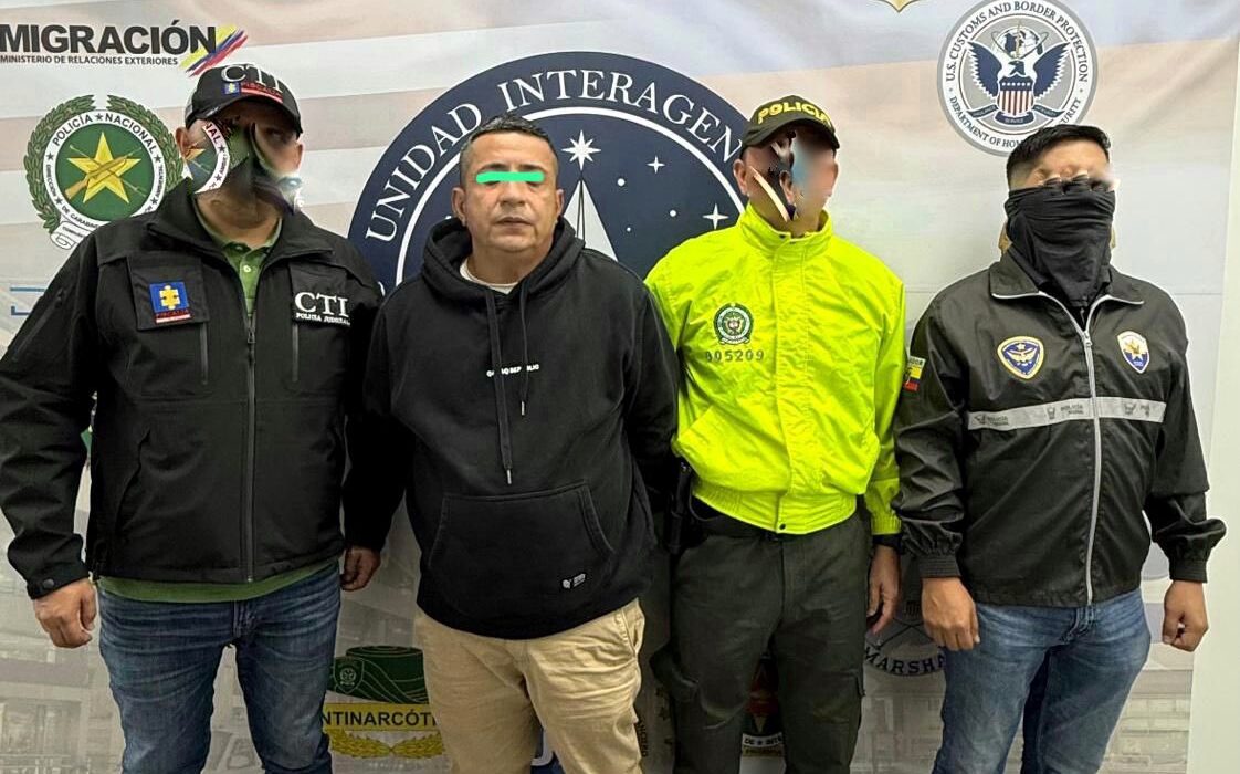Detienen en Colombia a miembro de “Los Choneros”, objetivo de alto valor