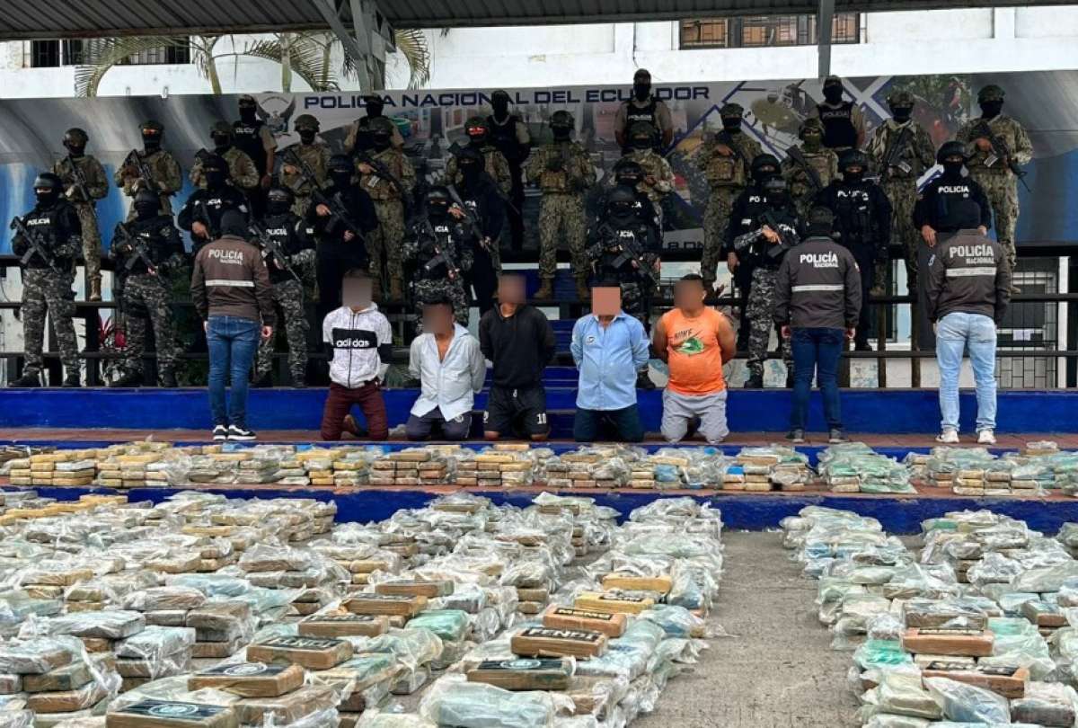 Bloque de Seguridad incautó tres toneladas de droga en Chongón
