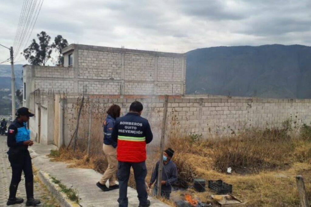Municipio registra sanciones a 142 personas por provocar incendios en Quito