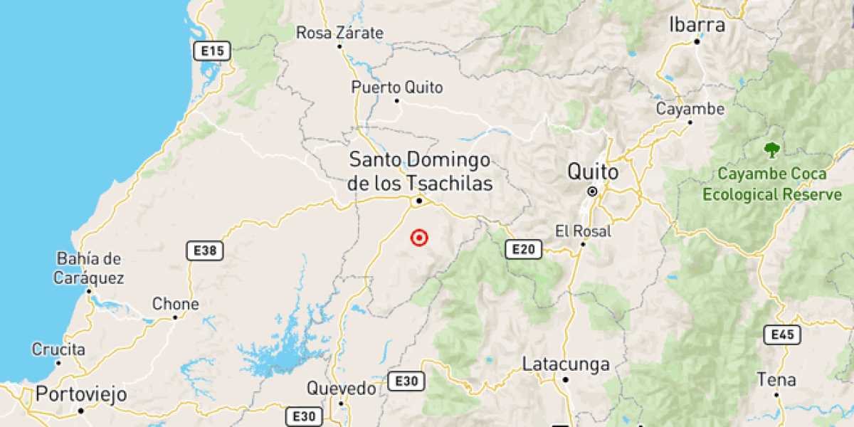 El Instituto Geofísico registró sismo de magnitud 3,5 en Santo Domingo