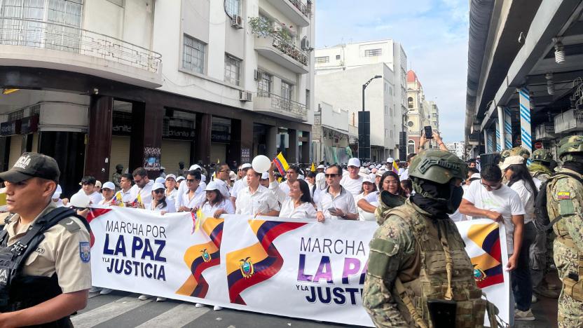Daniel Noboa: 'Tenemos que levantar la voz y exigir que podamos decidir en las urnas'