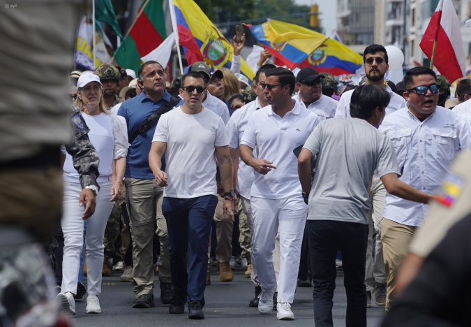 Daniel Noboa: 'Tenemos que levantar la voz y exigir que podamos decidir en las urnas'