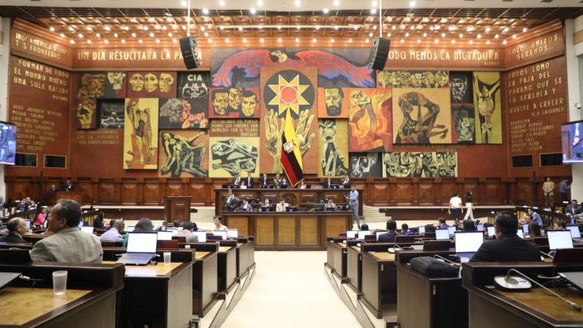 Con 77 votos la Asamblea aprobó Ley de Fortalecimiento Crediticio en Ecuador enviada por Noboa