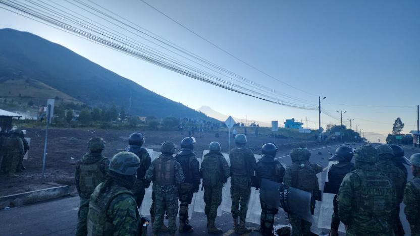 Así están las vías en Ecuador este martes 14 de octubre por el paro de la Conaie