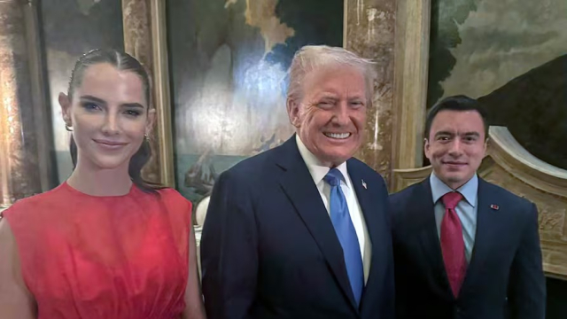 Noboa a Trump: 'Ecuador se mantiene firme en la lucha global contra el narcotráfico'