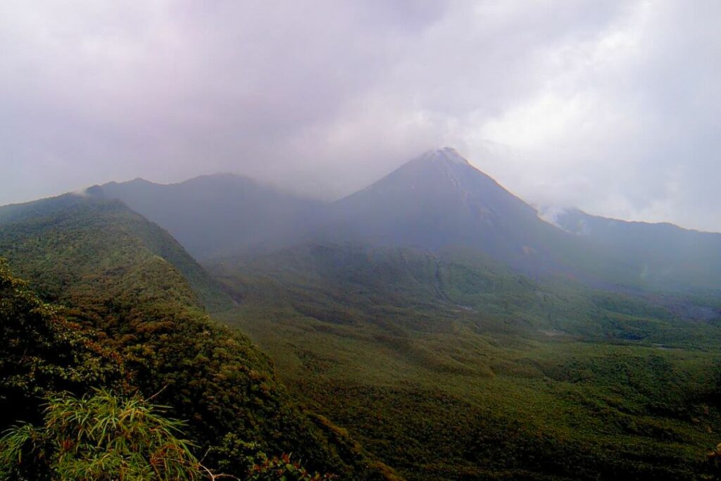 Reportan caída de ceniza en una comunidad por actividad del volcán El Reventador