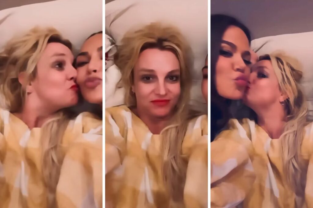 Britney Spears reaparece sin cuchillos ni polémicas y con las Kardashian 1 Britney Spears reaparece sin cuchillos ni polémicas y con las Kardashian