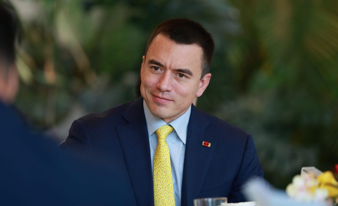 Presidente Noboa felicita a José Antonio Kast, presidente electo de Chile