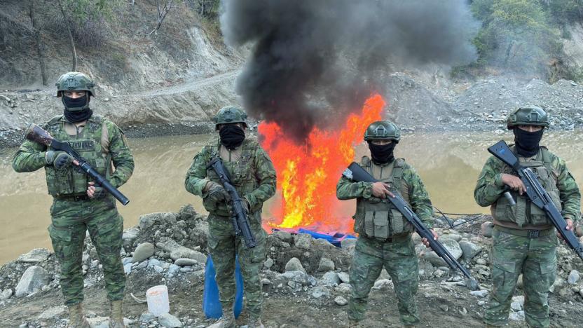 Ecuador ejecutó 386 operativos contra la minería ilegal en 2025