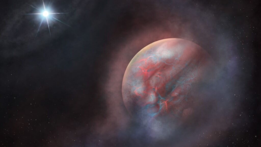 Detectan por primera vez pruebas de un planeta de segunda generación alrededor de una estrella muerta planeta second generation planet artwork credit dr snehala sahu university of warwick